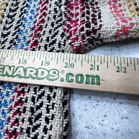 Baja Joe Colorful Hoodie boho Men’s Small Cotton Blend Trippy Hippy - Picture 8 of 9